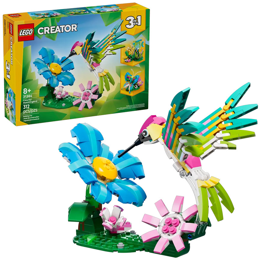 LEGO CREATOR SELVATICI COLIBRI VARIOPINTO 31384