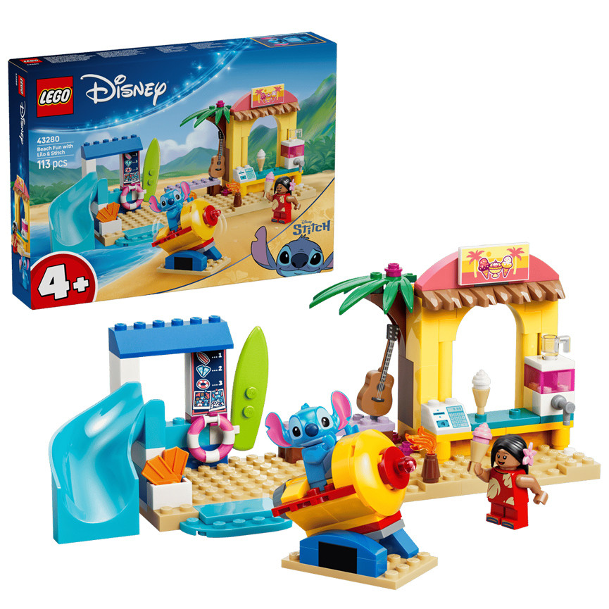 LEGO DISNEY DIVERT. SPIAGGIA LILO E STITCH 43280