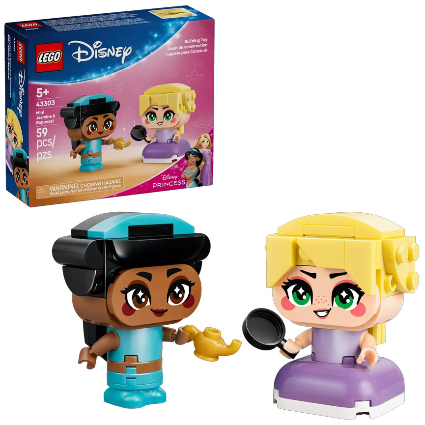 LEGO DISNEY MINI JASMINE E MINI RAPUNZEL 43303
