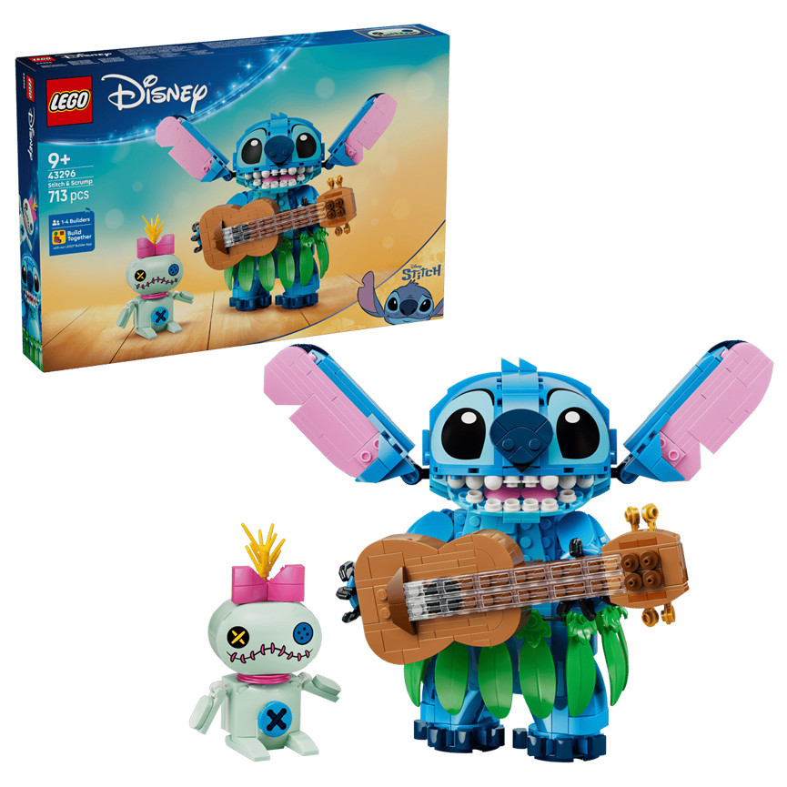 LEGO DISNEY STITCH E SCRUMP 43296