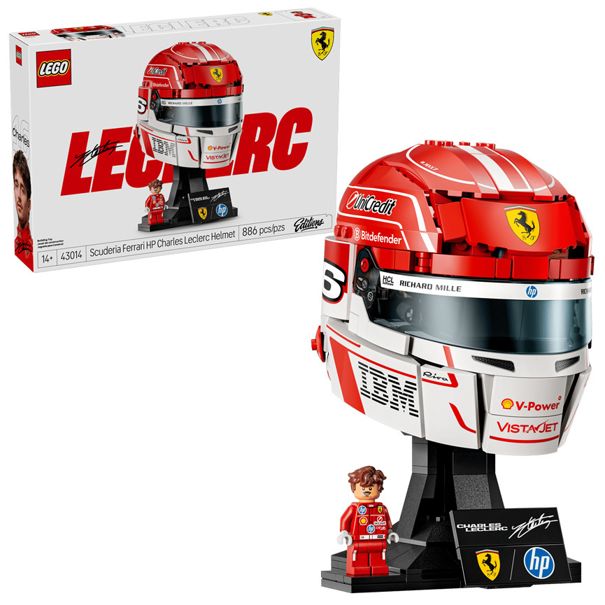 LEGO EDITIONS CASCO CHARLES LECLERC SCUDERIA 43014