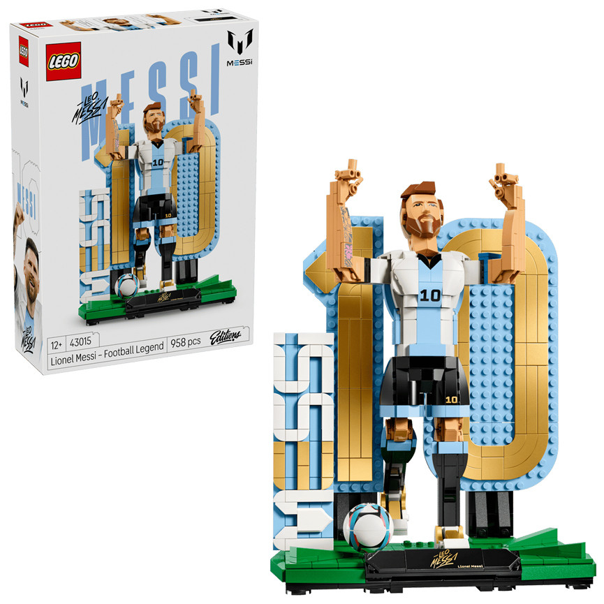 LEGO EDITIONS LIONEL MESSI LEGGENDA DEL CALCIO