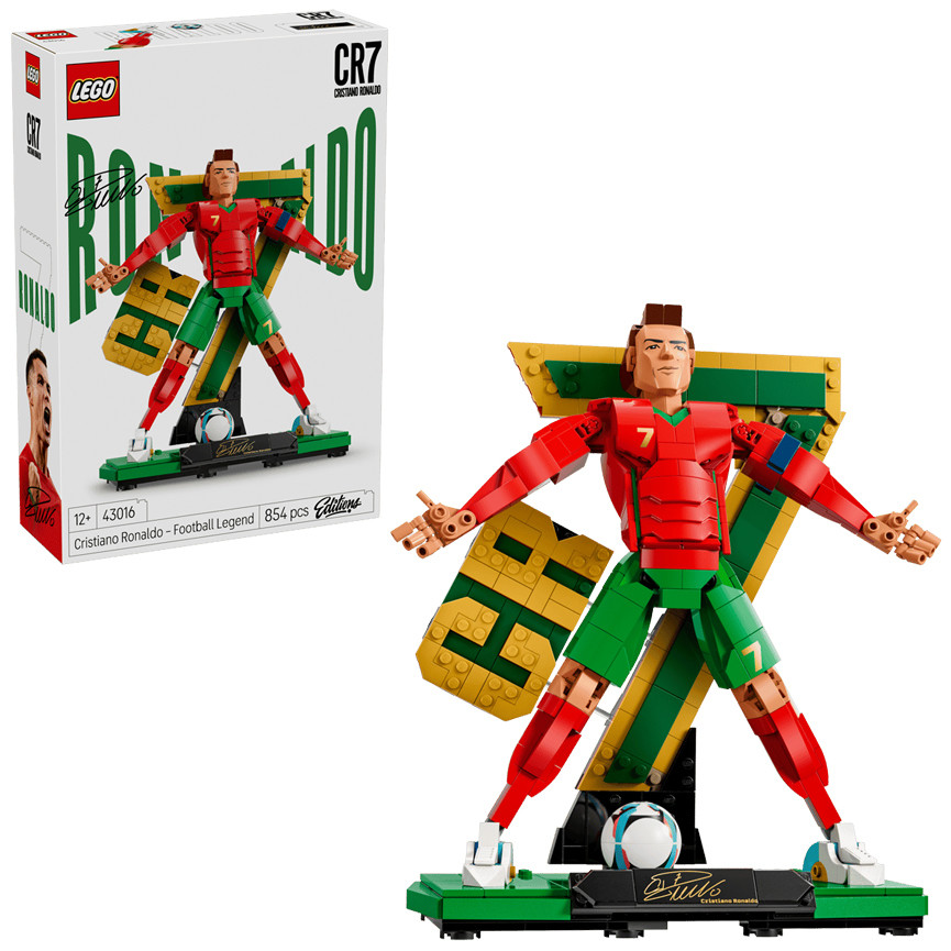 LEGO EDITIONS RONALDO LEGGENDA DEL CALCIO 43016