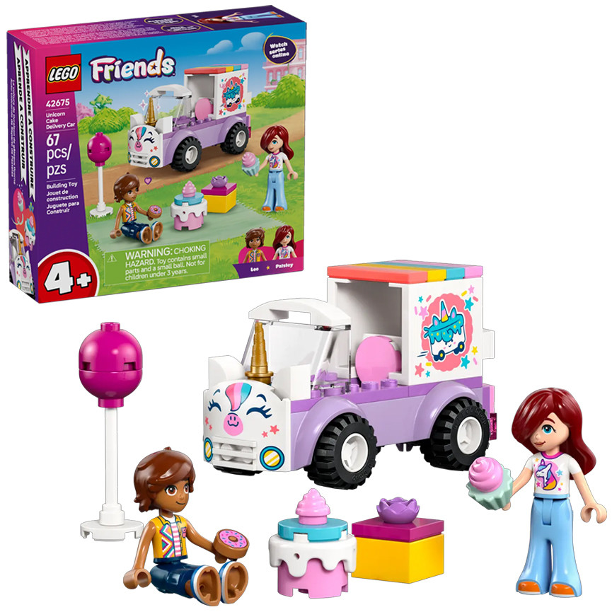 LEGO FRIENDS AUTO UNICORNO CONSEGNA TORTE 42675