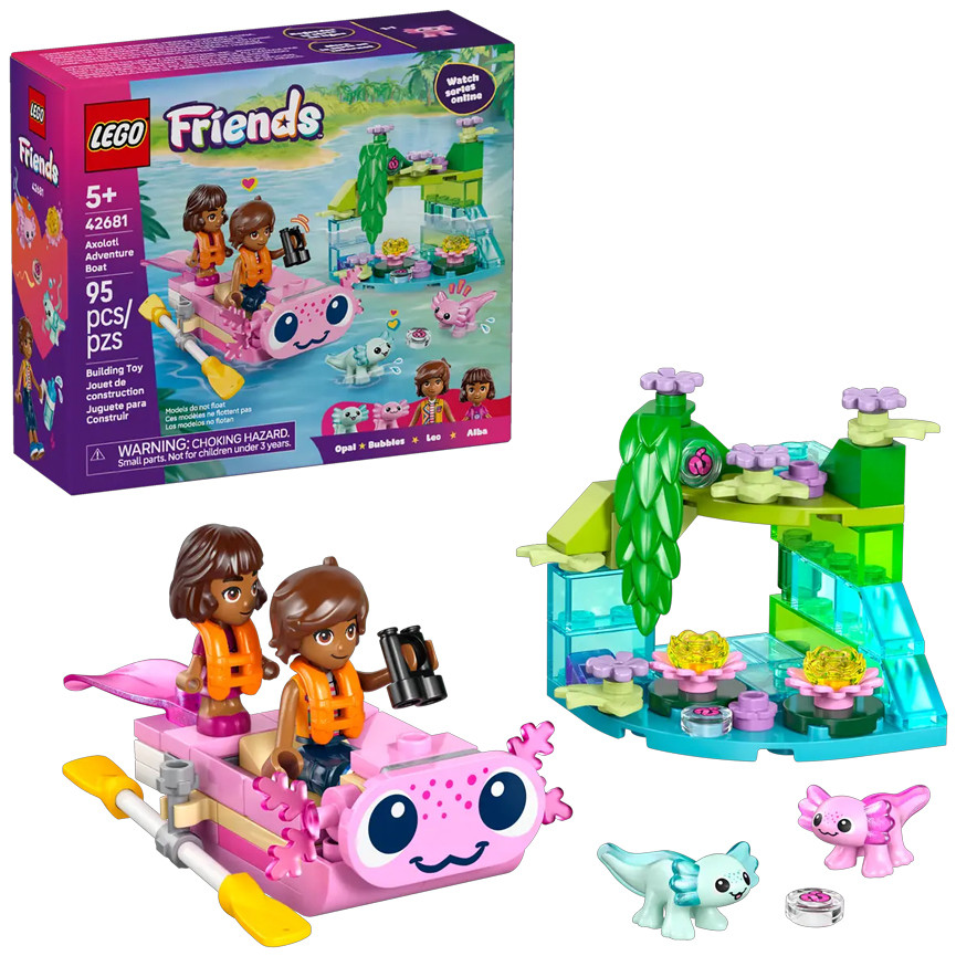 LEGO FRIENDS BARCA AVVENTURA AXOLOTL 42681