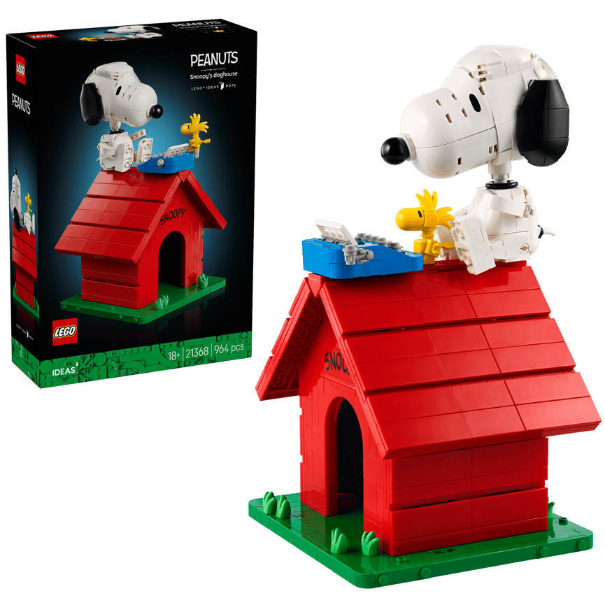LEGO IDEAS PEANUTS LA CUCCIA DI SNOOPY 21368