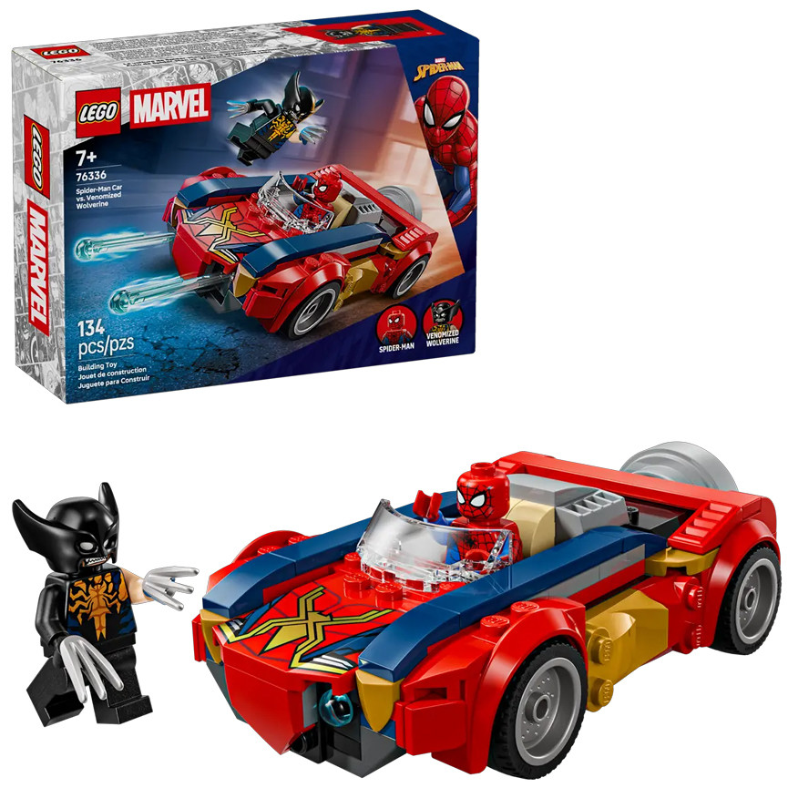 LEGO MARVEL AUTO SPIDERMAN VS VENOMIZED WOLVERINE