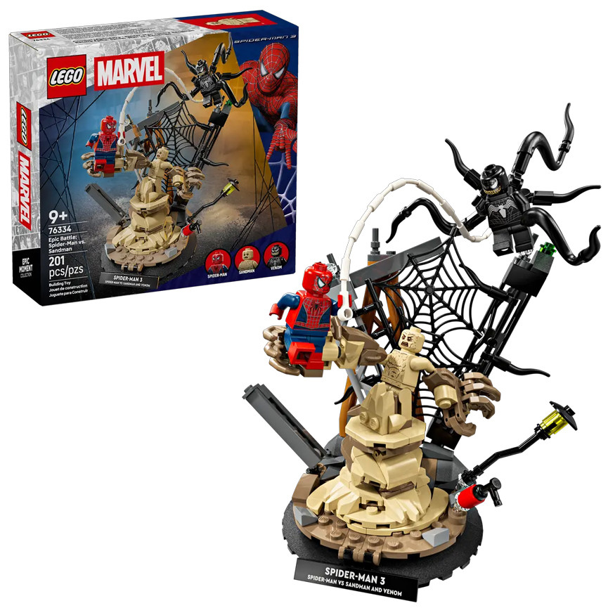 LEGO MARVEL BATTAGLIA EPICA SPIDERMAN VS SANDMAN