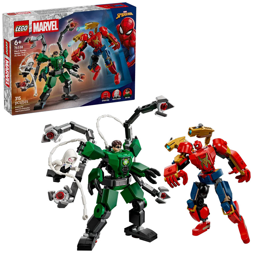 LEGO MARVEL BATTAGLIA SPIDERMAN VS DOC OCK 76338