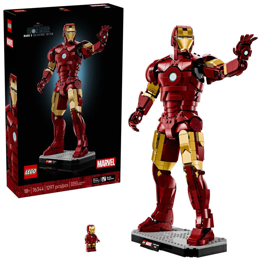 LEGO MARVEL IRON MAN MARK3 COLLEZIONISTA 76344