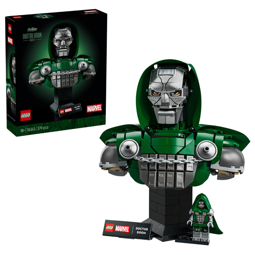 LEGO MARVEL SUPER HEROES BUSTO DOCTOR DOOM 76345