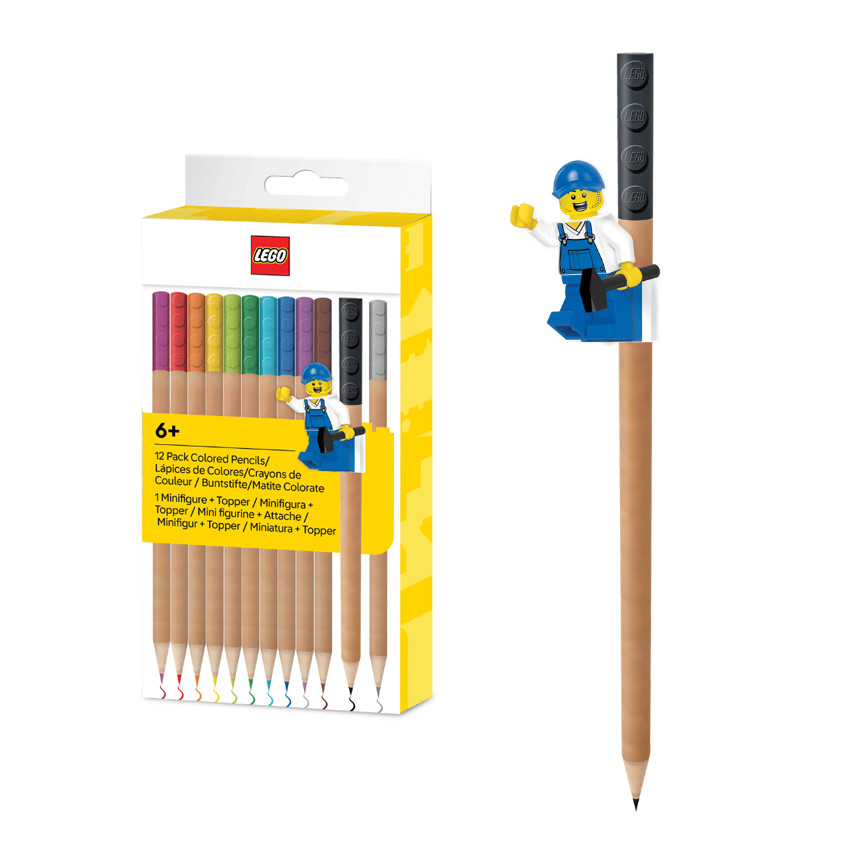 LEGO MATITE COLORATE CON TOPPER 5010101