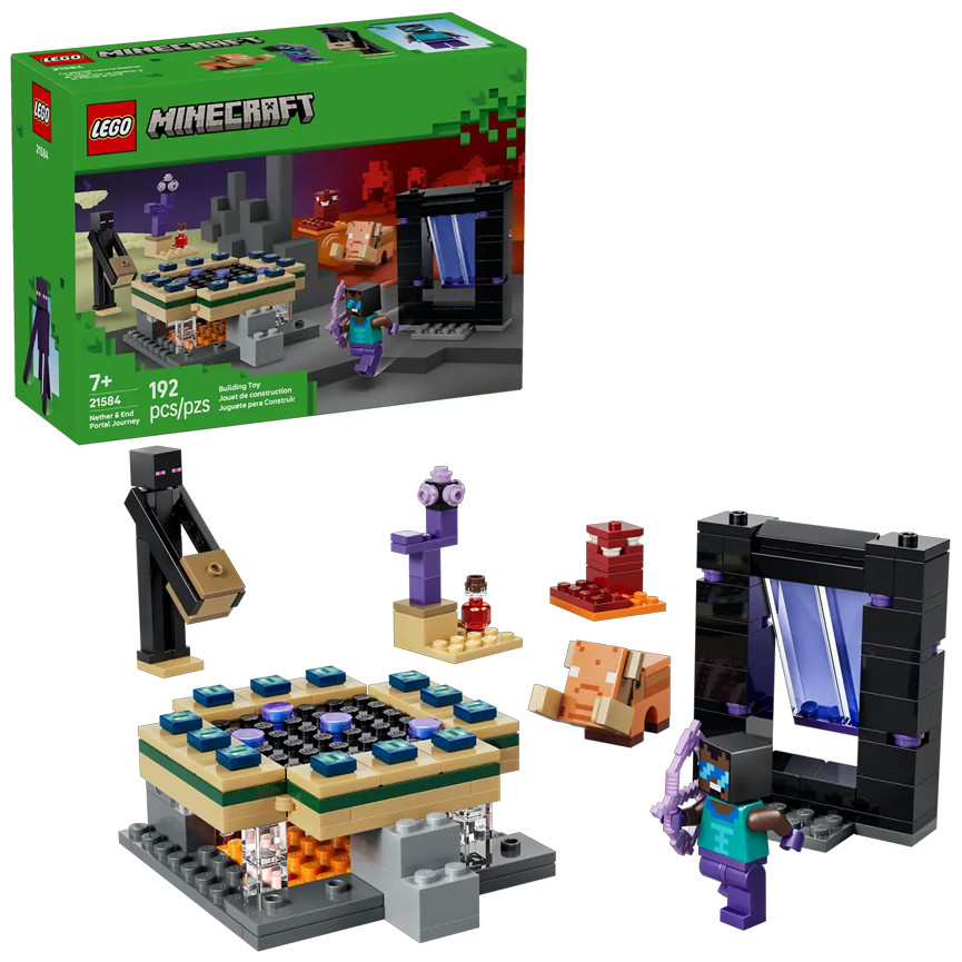 LEGO MINECRAFT VIAGGIO PORTALE DEL NETHER 21584