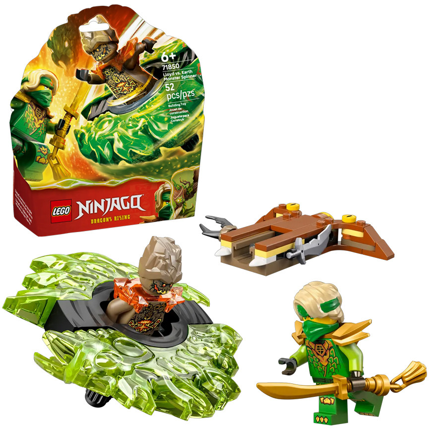 LEGO NINJAGO LLOYD VS SPINNER MOSTRO TERRA 71850