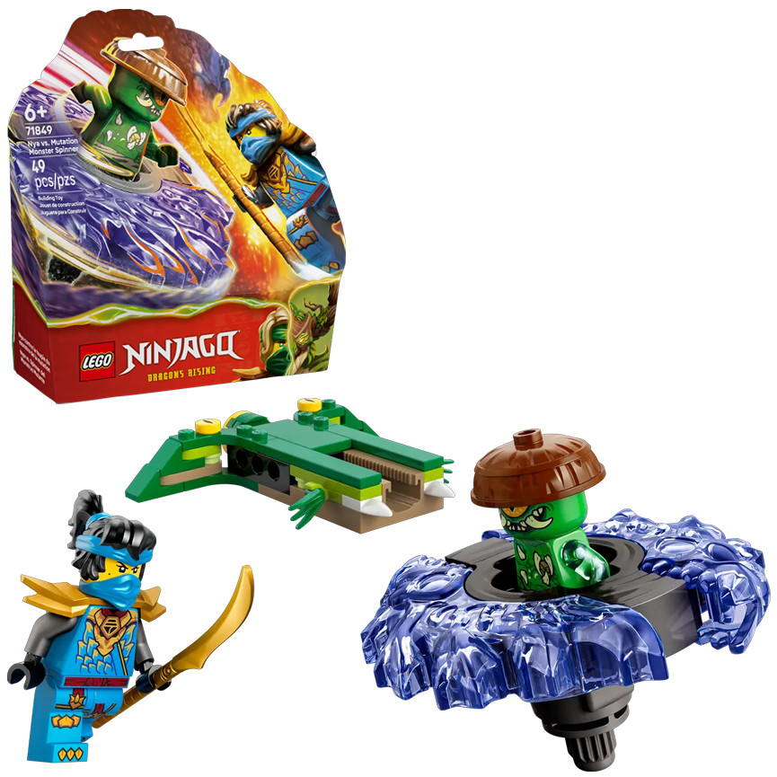 LEGO NINJAGO NYA CONTRO SPINNER MOSTRO MUTAZIONE