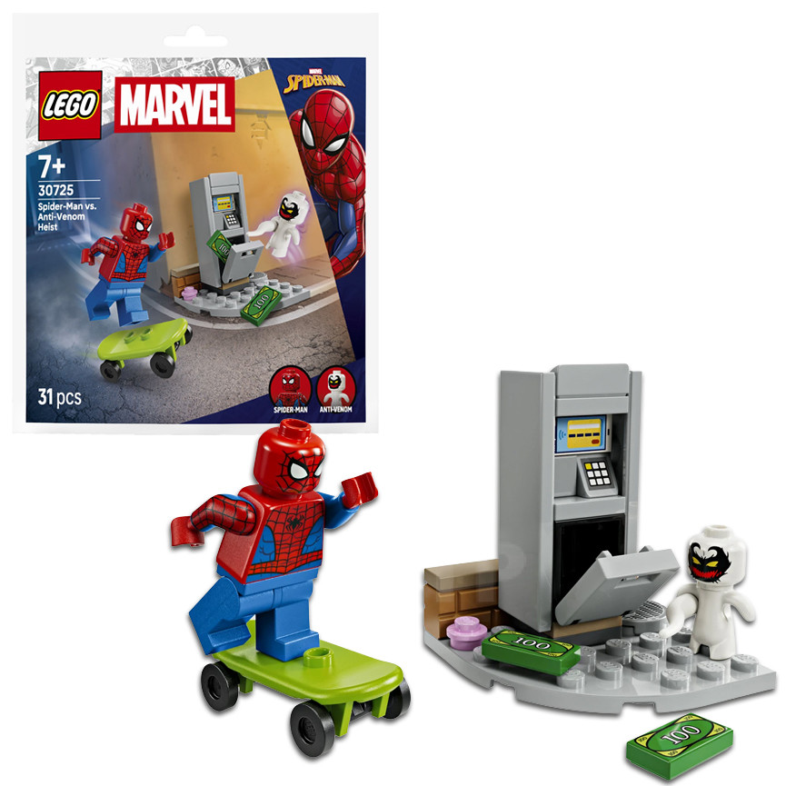 LEGO POLIBAG MARVEL RAPINA SPIDERMAN VS ANTIVENOM