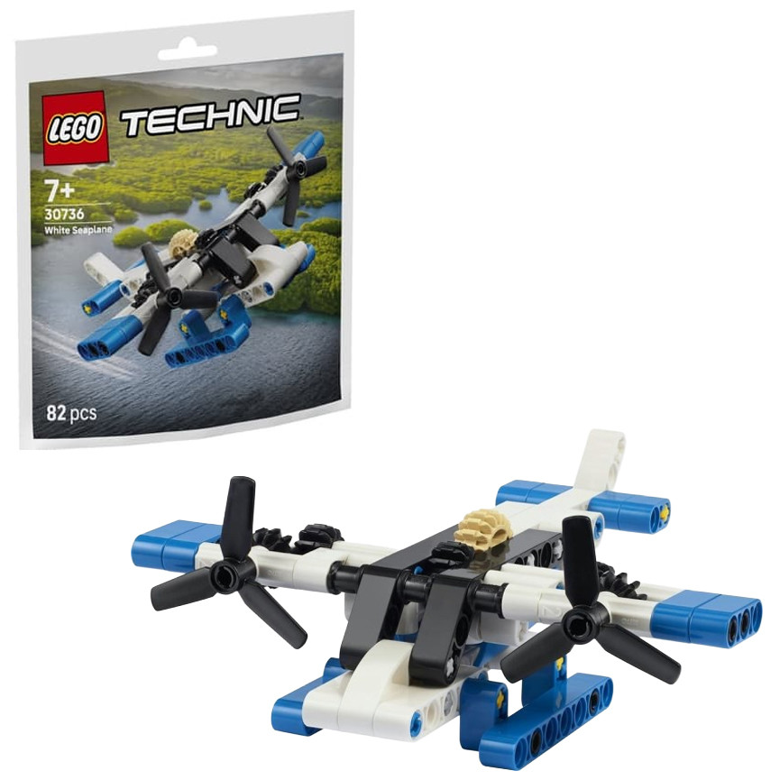 LEGO POLIBAG TECHNIC IDROVOLANTE BIANCO 30736