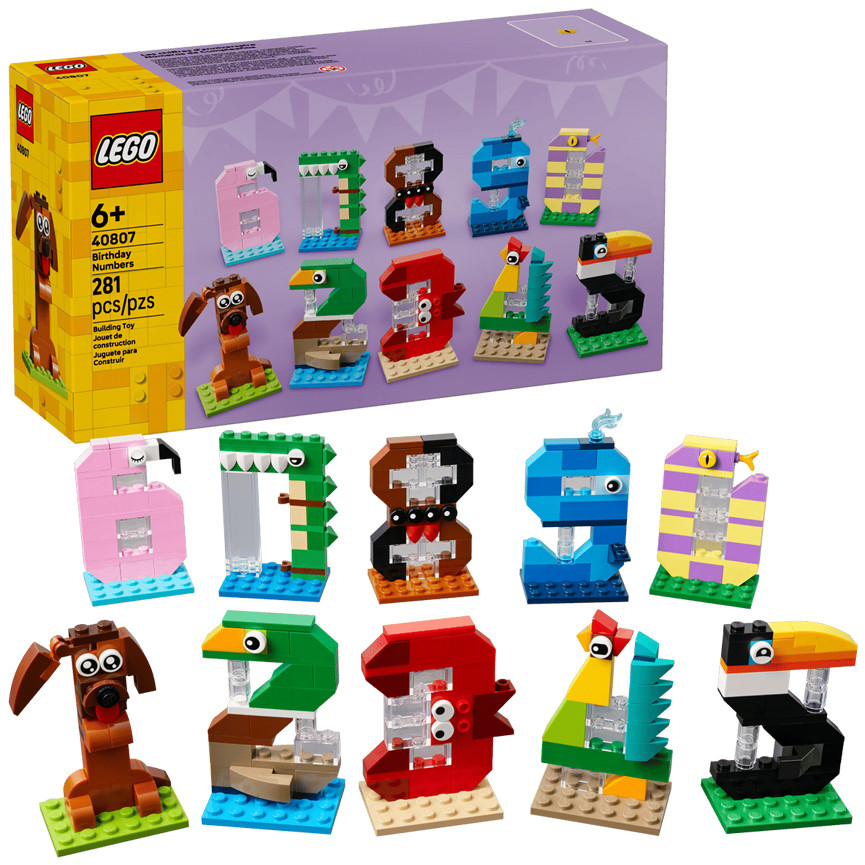 LEGO SEASONS NUMERI DEL COMPLEANNO 40807