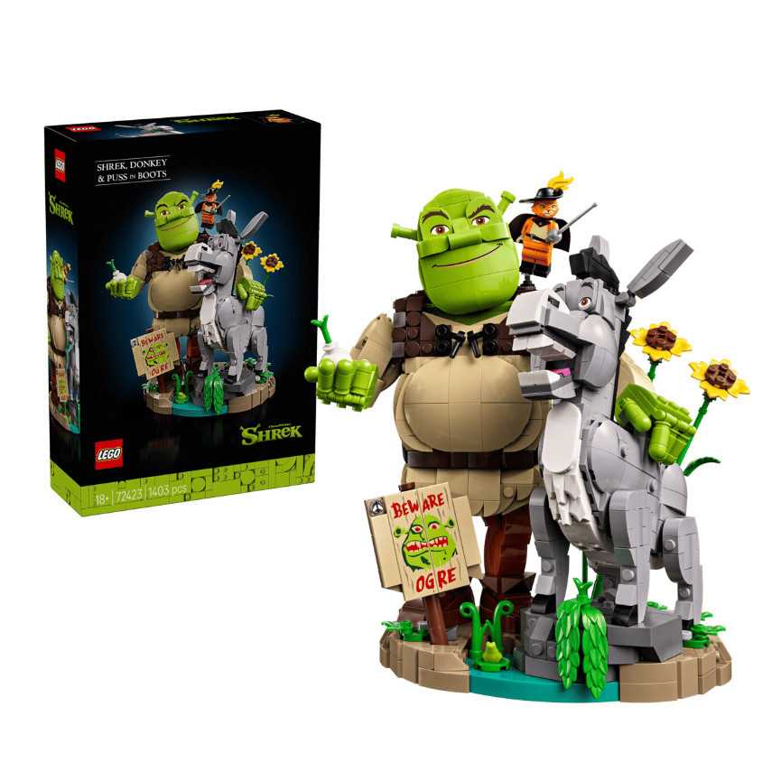 LEGO SHREK CIUCHINO E GATTO CON GLI STIVALI 72423