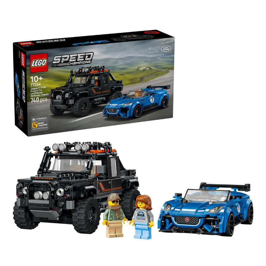 LEGO SPEED CHAMPIONS JAGUAR + DEFENDER