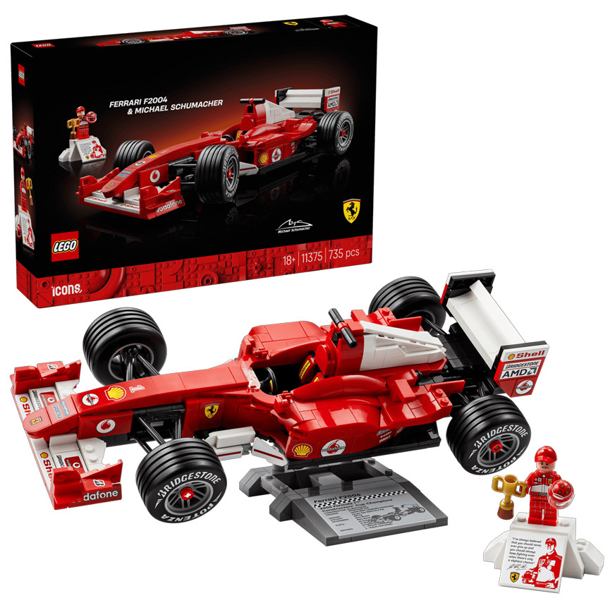 LEGO SPEED FERRARI F2004 E MICHAEL SCHUMACHER