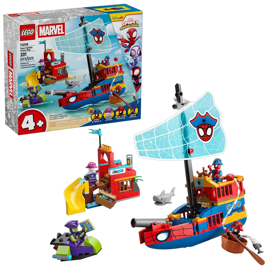 LEGO SPIDEY NAVE PIRATA DEL TEAM SPIDEY 11208