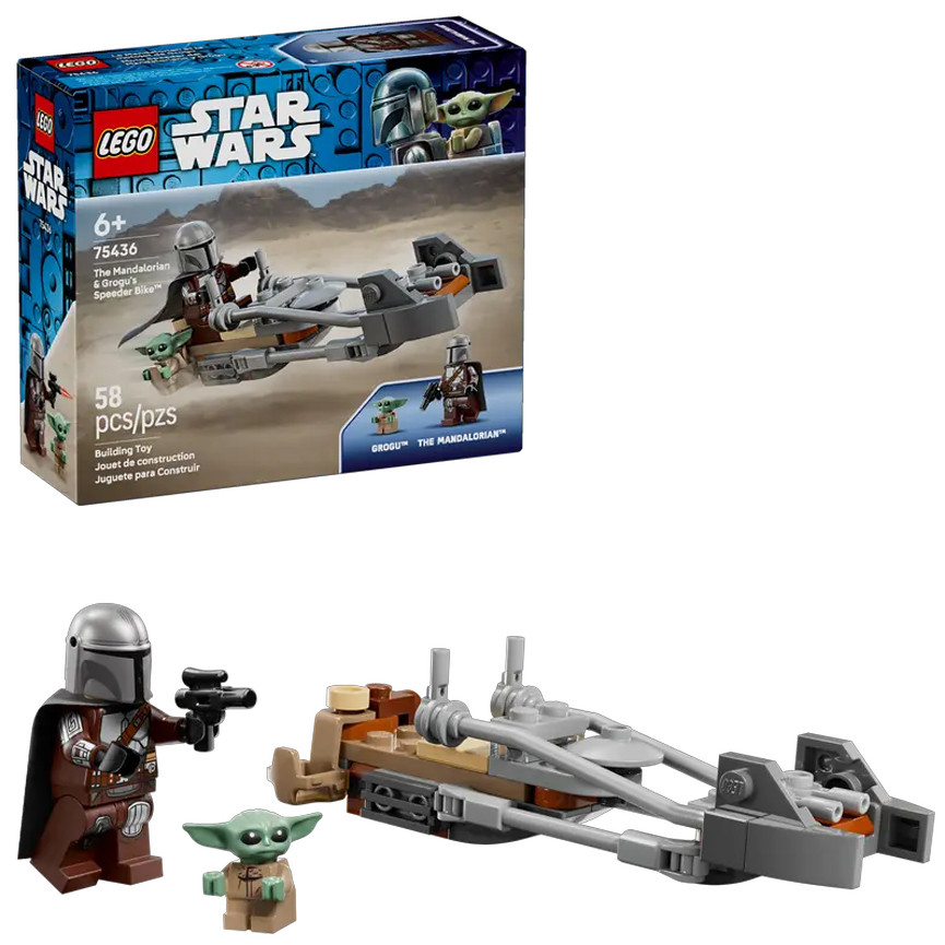 LEGO STARWARS SPEEDER BIKE MANDALORIANO 75436