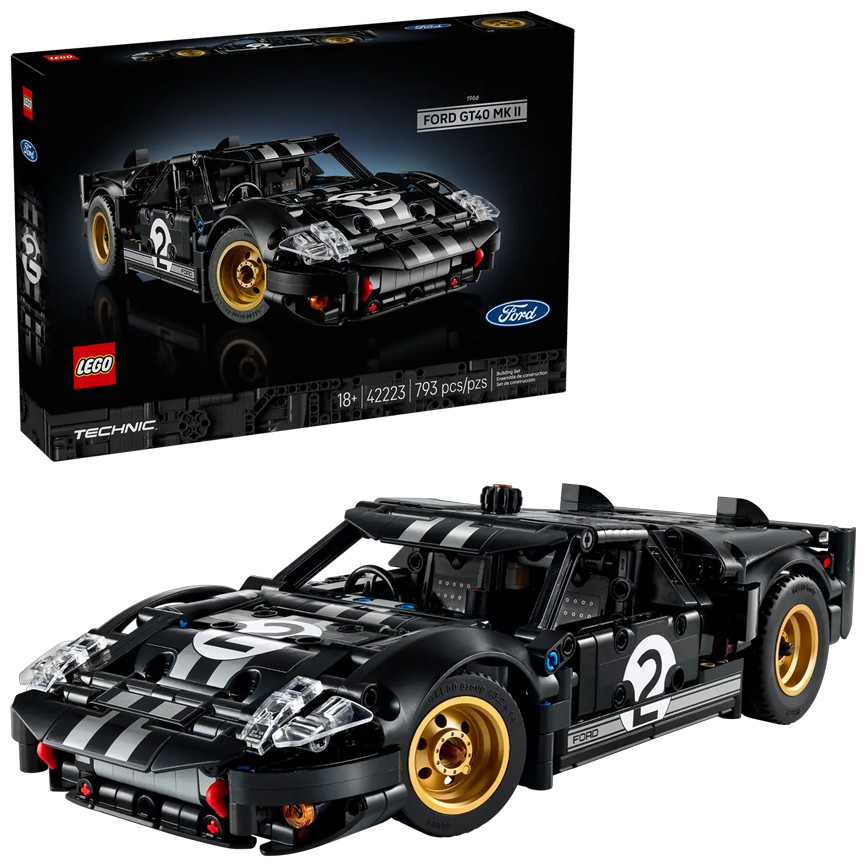 LEGO TECHNIC AUTO DA CORSA FORD GT40 MKII 42223