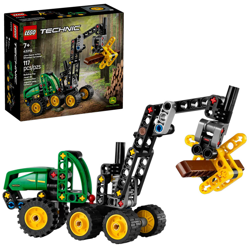 LEGO TECHNIC MIETITREBBIA GOMMATO JOHN DEERE 42218
