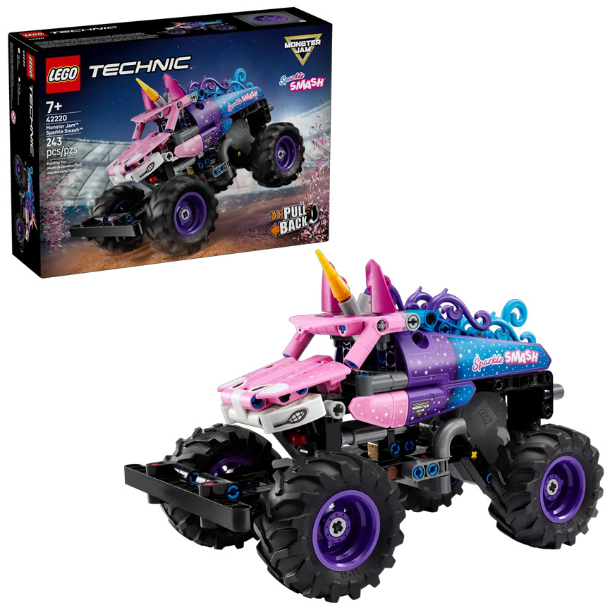 LEGO TECHNIC MONSTER JAM SPARKLE SMASH 42220