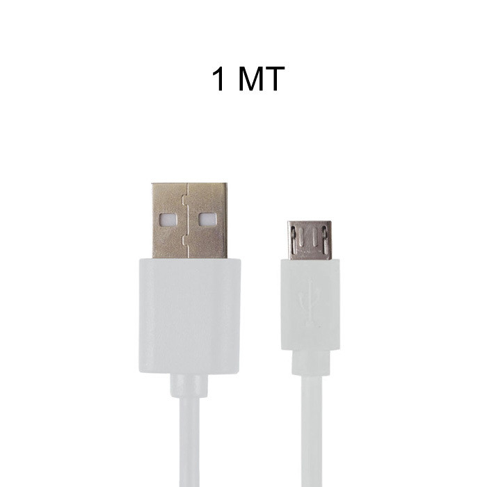 LILLI CAVO MICRO USB 1M BIANCO PVC MF155B