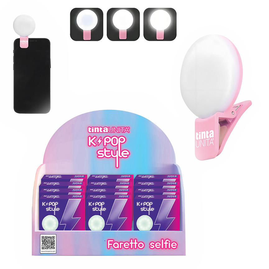 LUCE SELFIE PER TELEFONO USB K-POP STYLE 63542