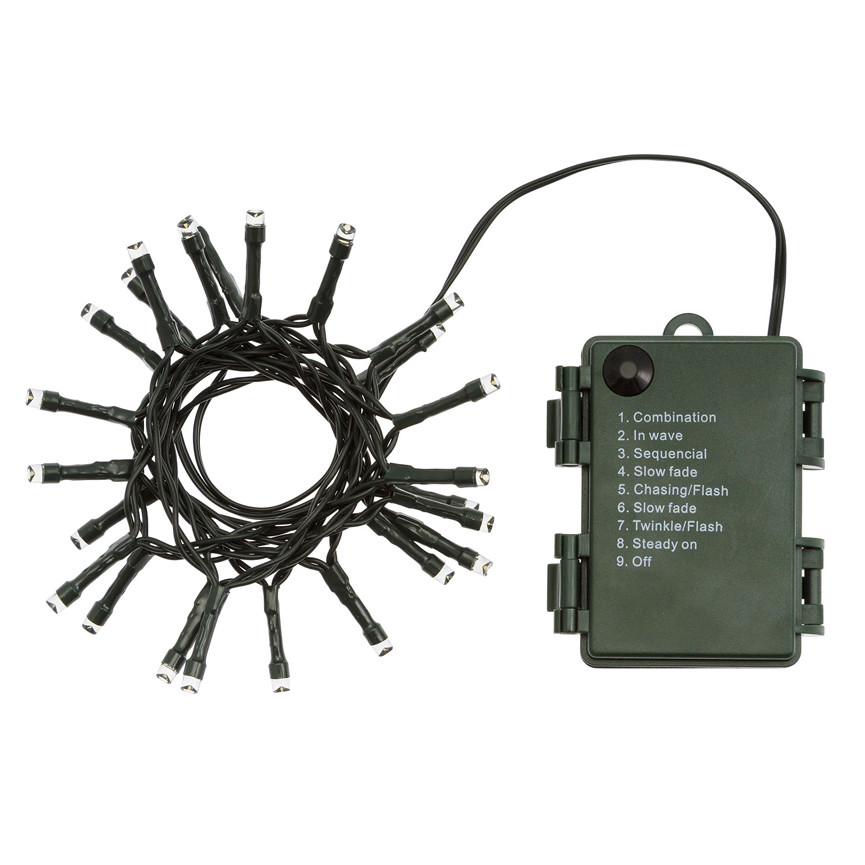 LUCI EST.LED 24 BATTER.MULTI TIMER MEM.8GIO 32347