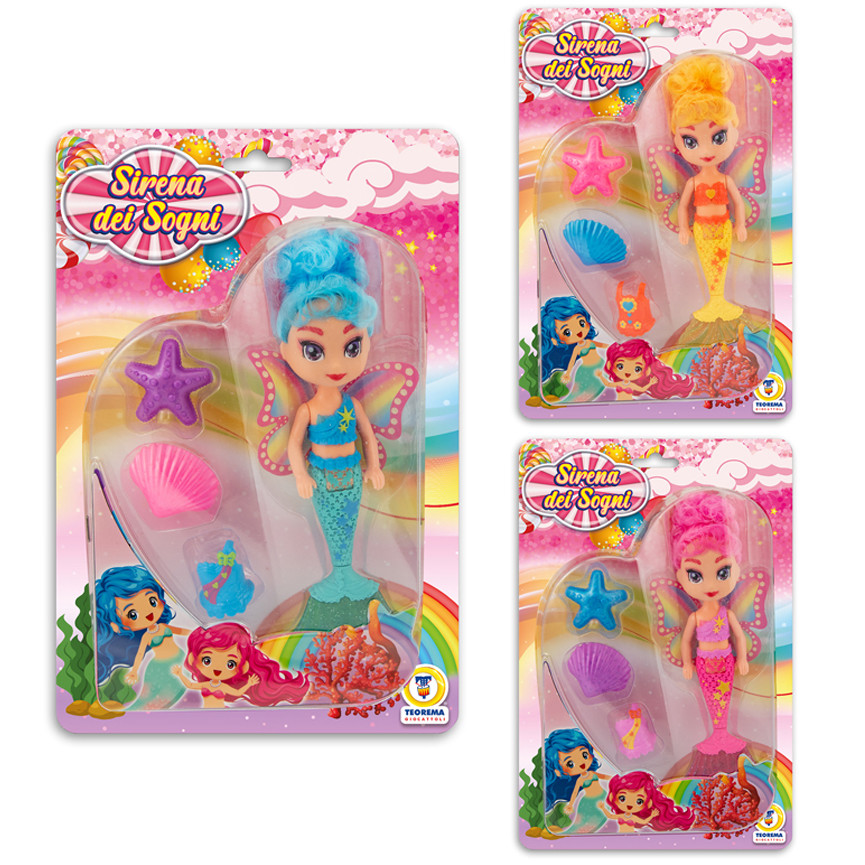 MAGICA FATINA SIRENA CON ACCESSORI 19CM 68050
