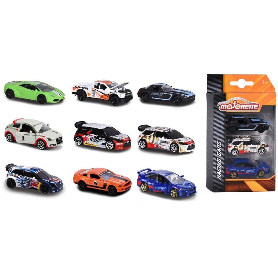 MAJORETTE SET AUTO RACING3PZ