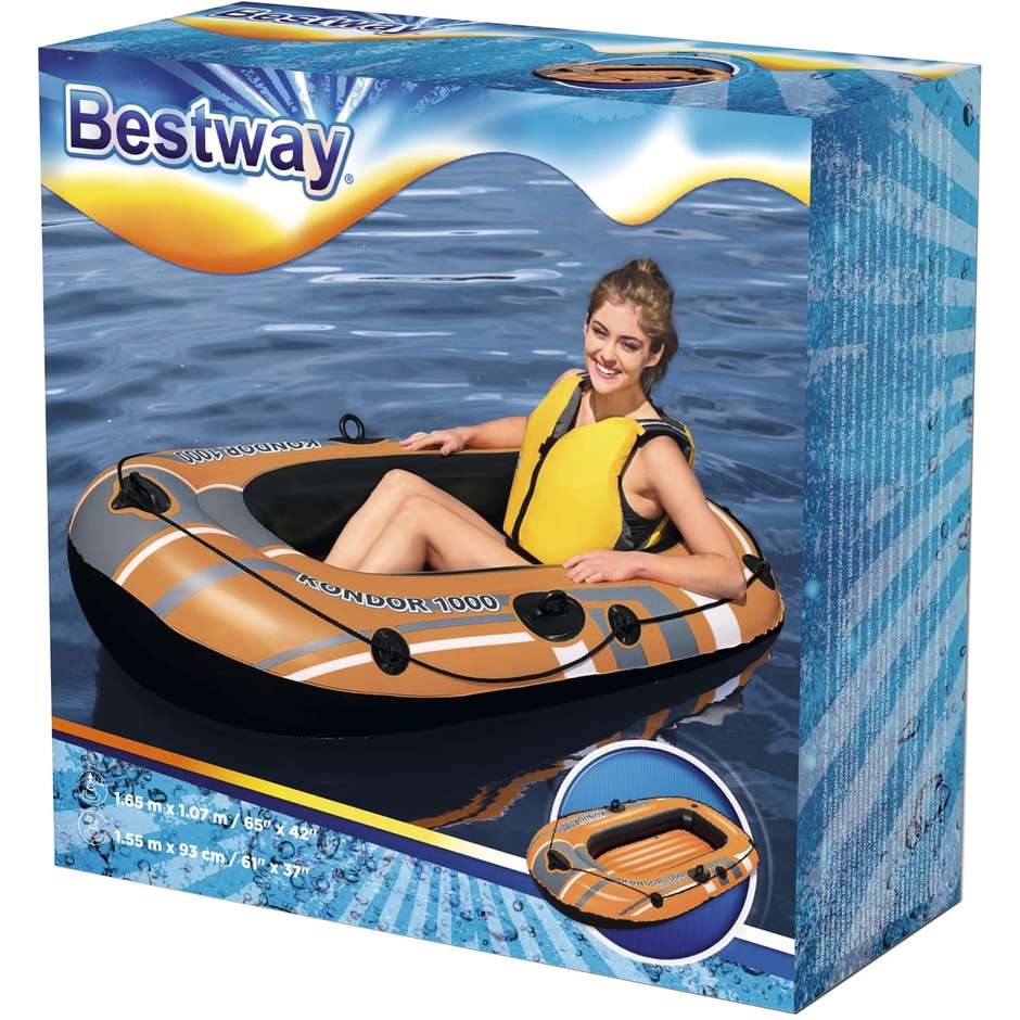 MARE CANOTTO GONFIABILE 155X93 BESTWAY