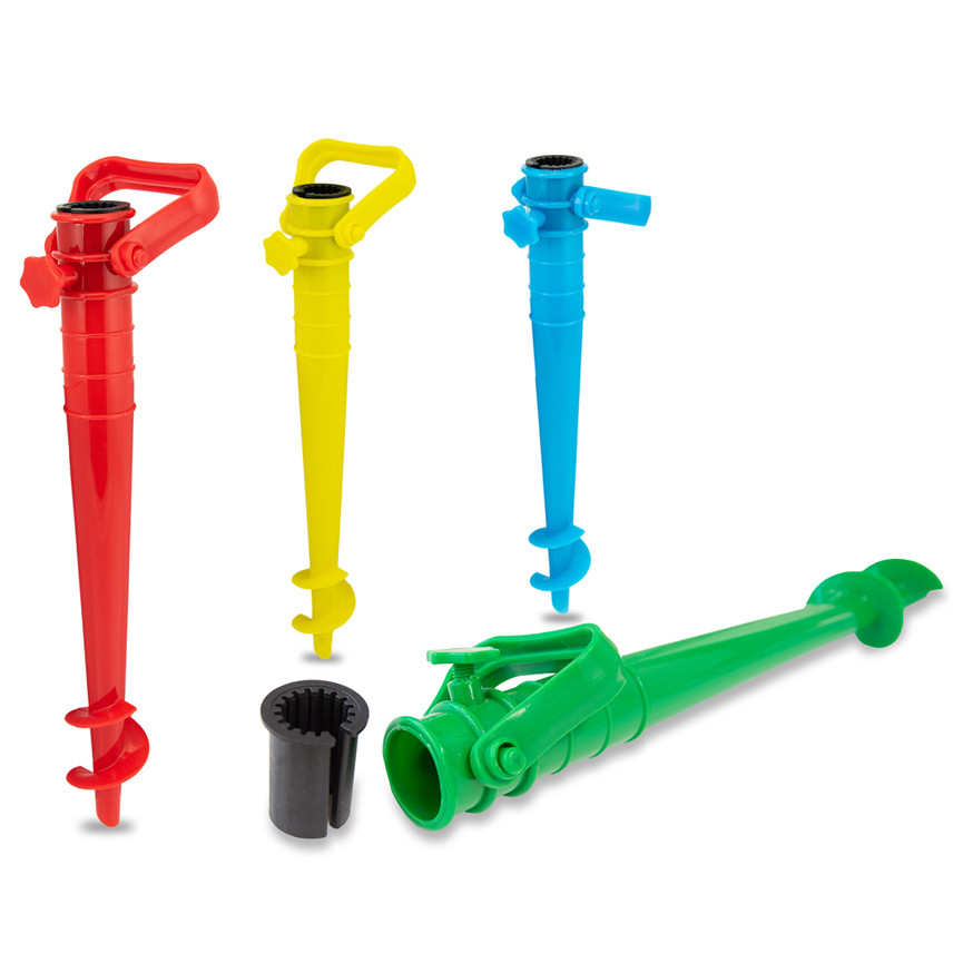 MARE PICCHETTO A VITE PLASTICA 40 CM 4 COL. 52305