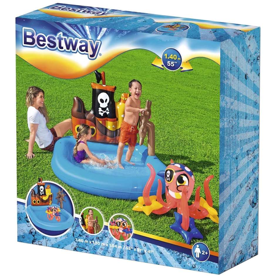 MARE PLAY CENTER NAVE PIRATI 140X130X104 BESTWAY