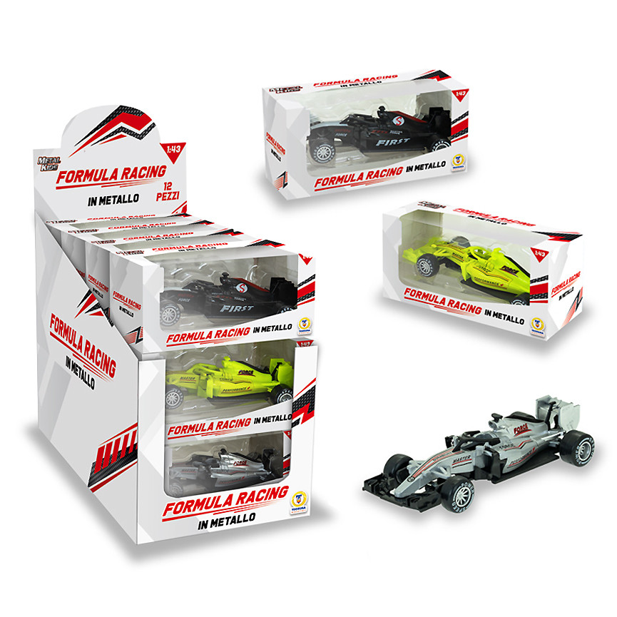 METAL KIDS AUTO FORMULA DISPLAY 3 COL. ASS.