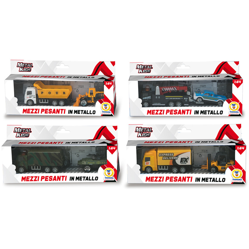 METAL KIDS MEZZI PESANTI IN METALLO 1:64 65643