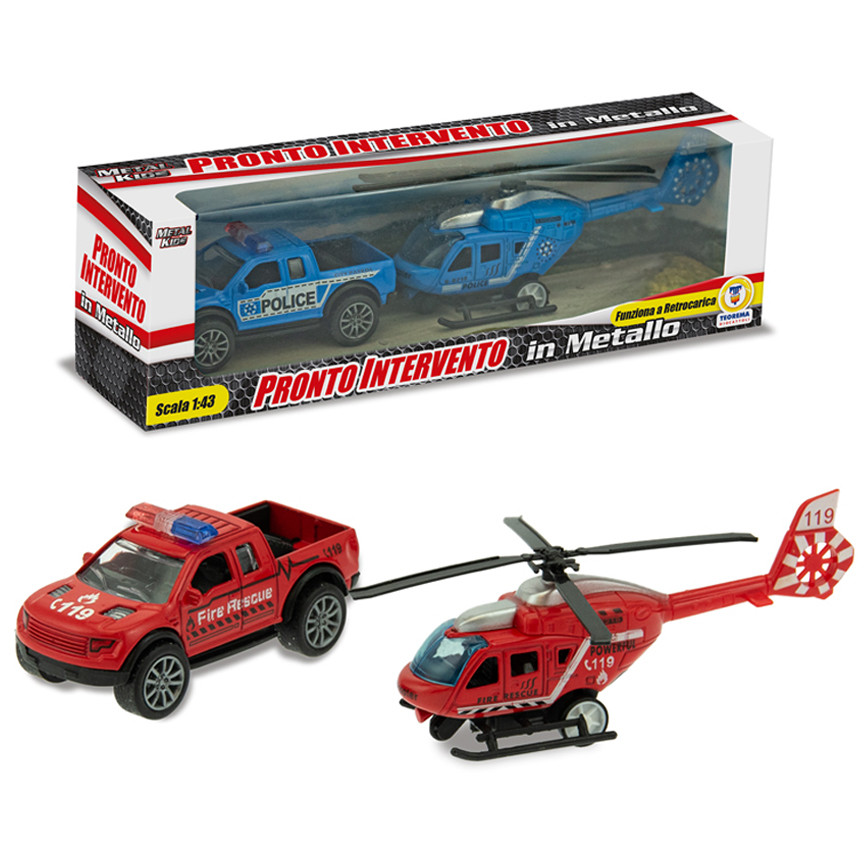 METAL KIDS MEZZI PRONTO INTERVENTO RETROC. 1:43