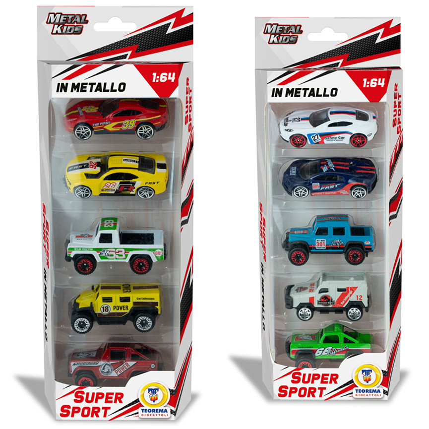 METAL KIDS MEZZI SPORTIVIIN METALLO 5PZ 80216