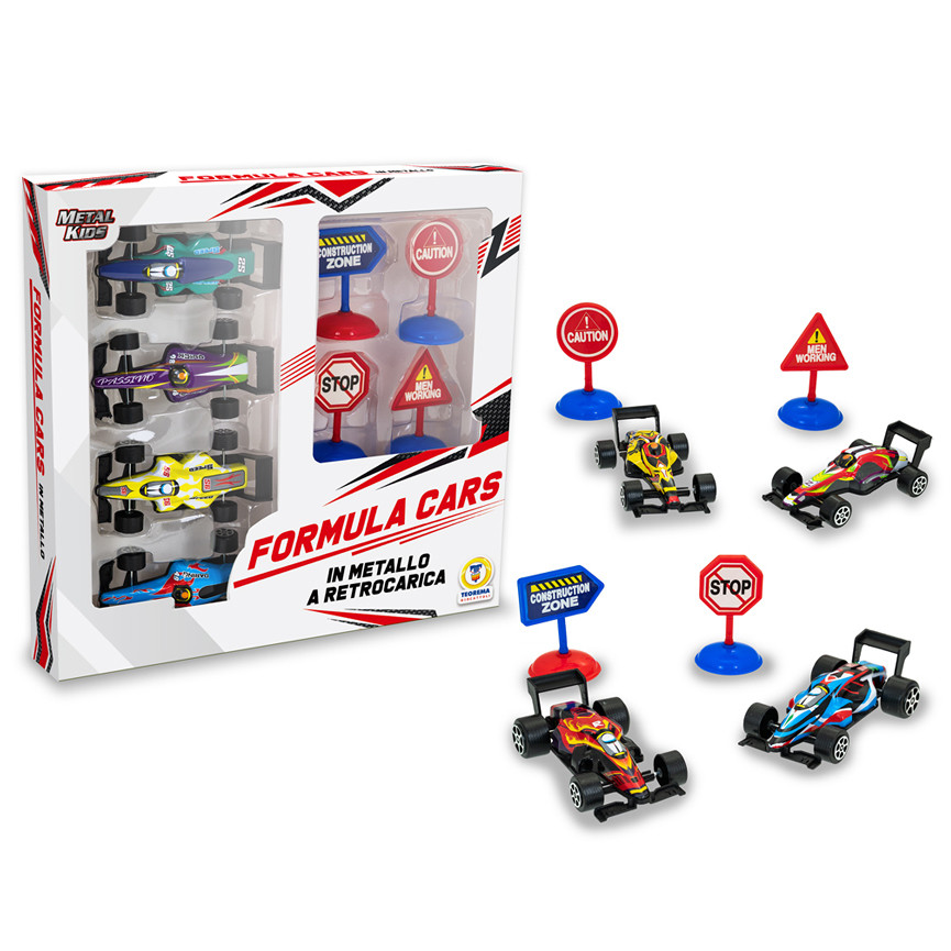 METAL KIDS RACING CAR C/SEGNALI STRADALI 81024