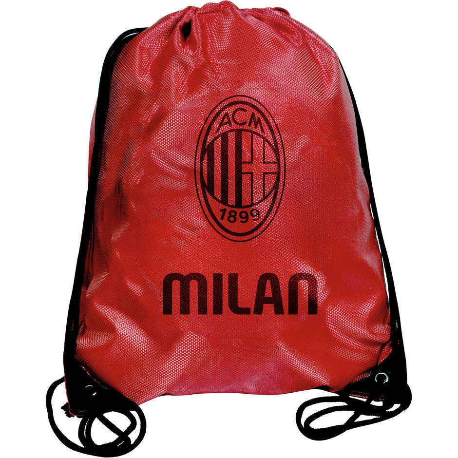 MILAN SAKKY BAG NYLON ROSSO CON LOGO MI1424