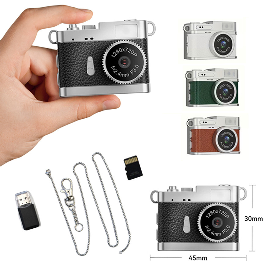 MINI CAMERA CON SCHERMO ACOLORI MICRO SD 92215