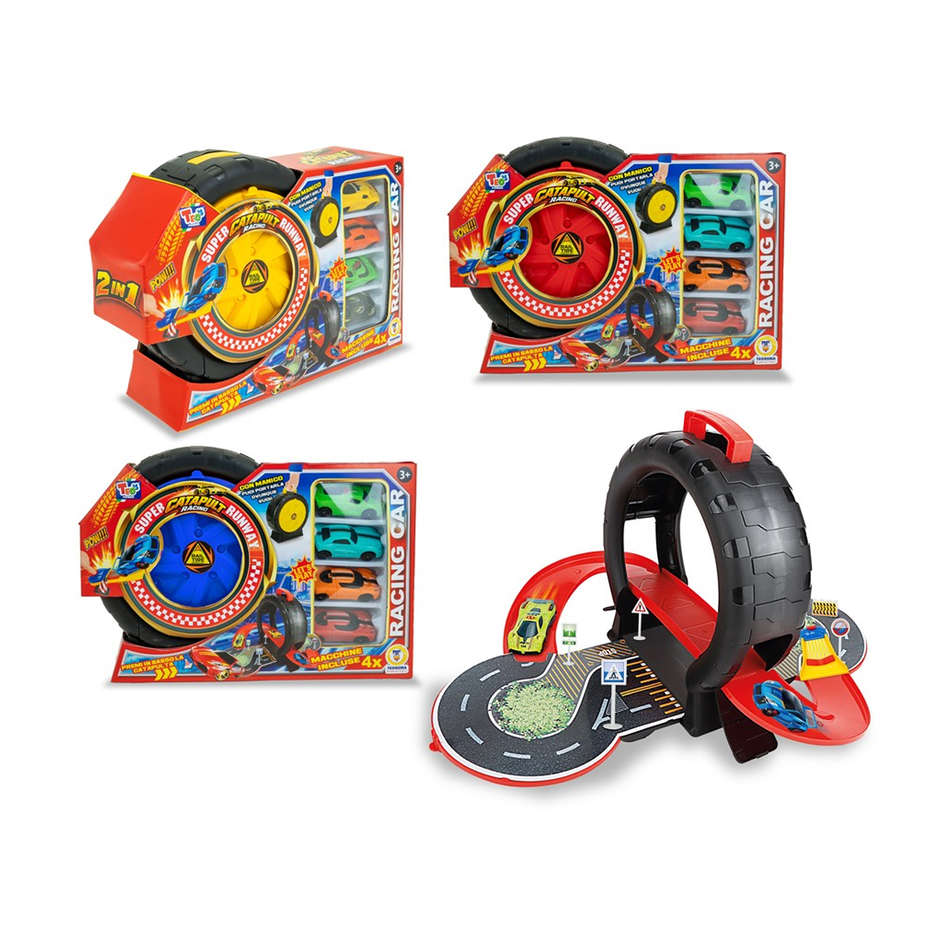 MINI PISTA CON LANCIATORE