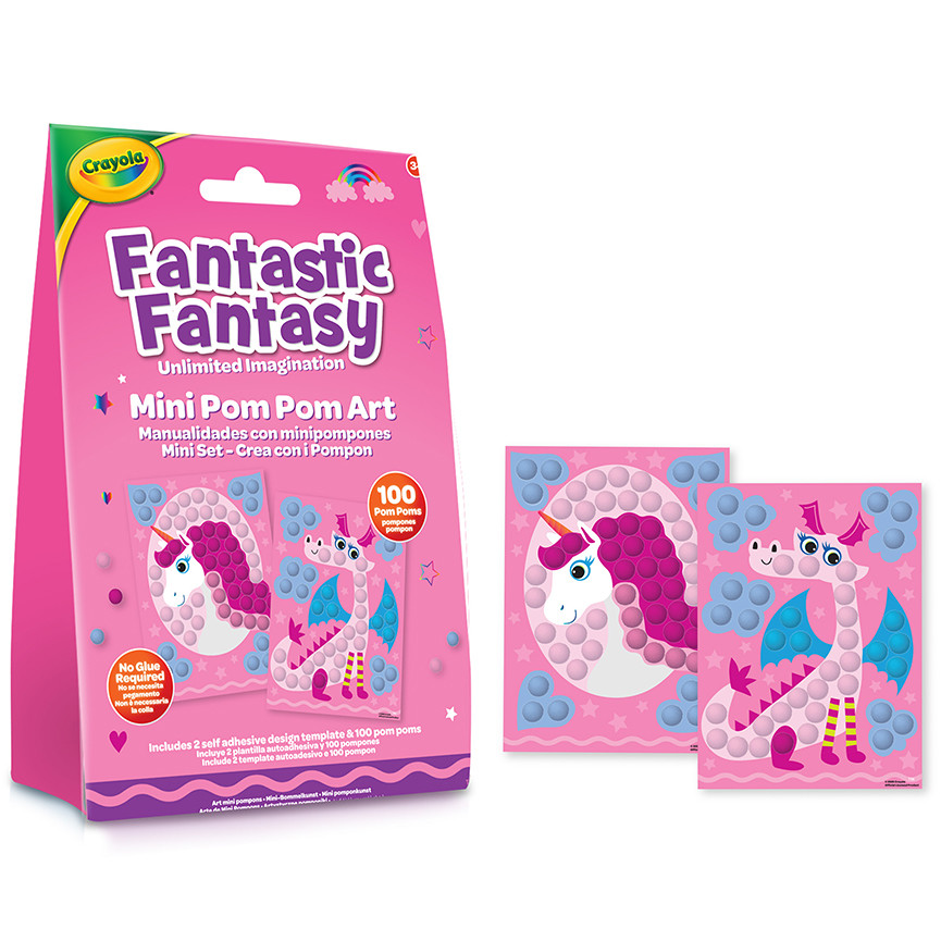MINI SET CREA POMPON FANTASTIC FANTASY 35535