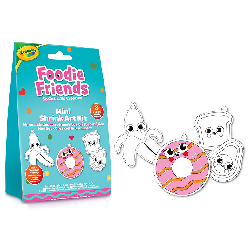 MINI SET CREA SHRINK ART FOODIE FRIENDS 35532