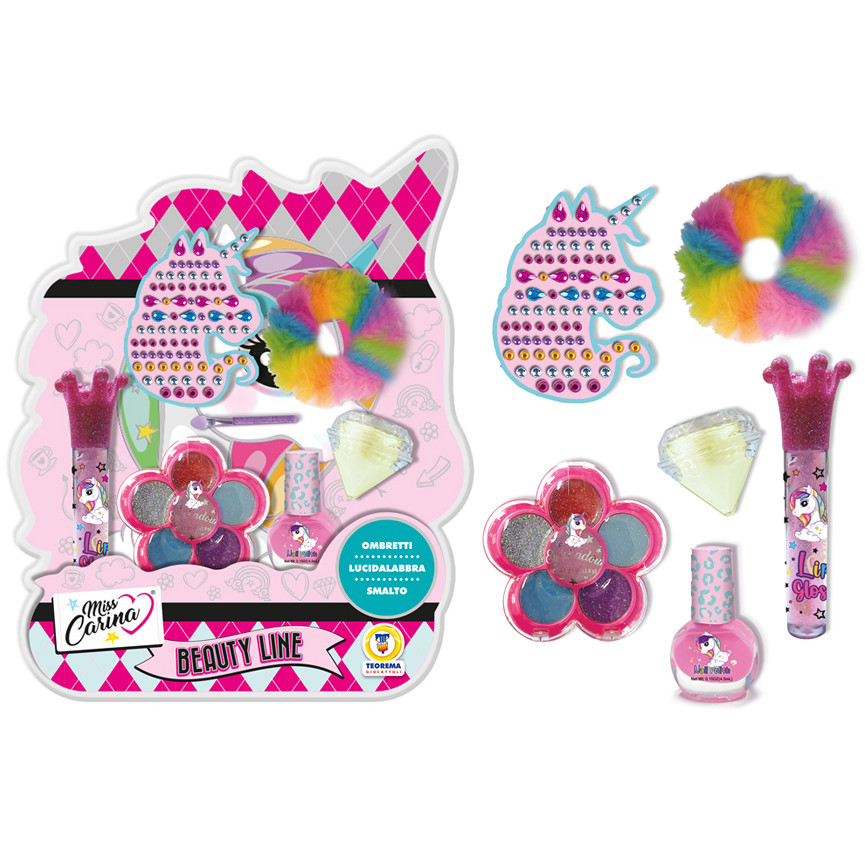 MISS CARINA SET MAKEUP E STICKER UNICORNO 80705