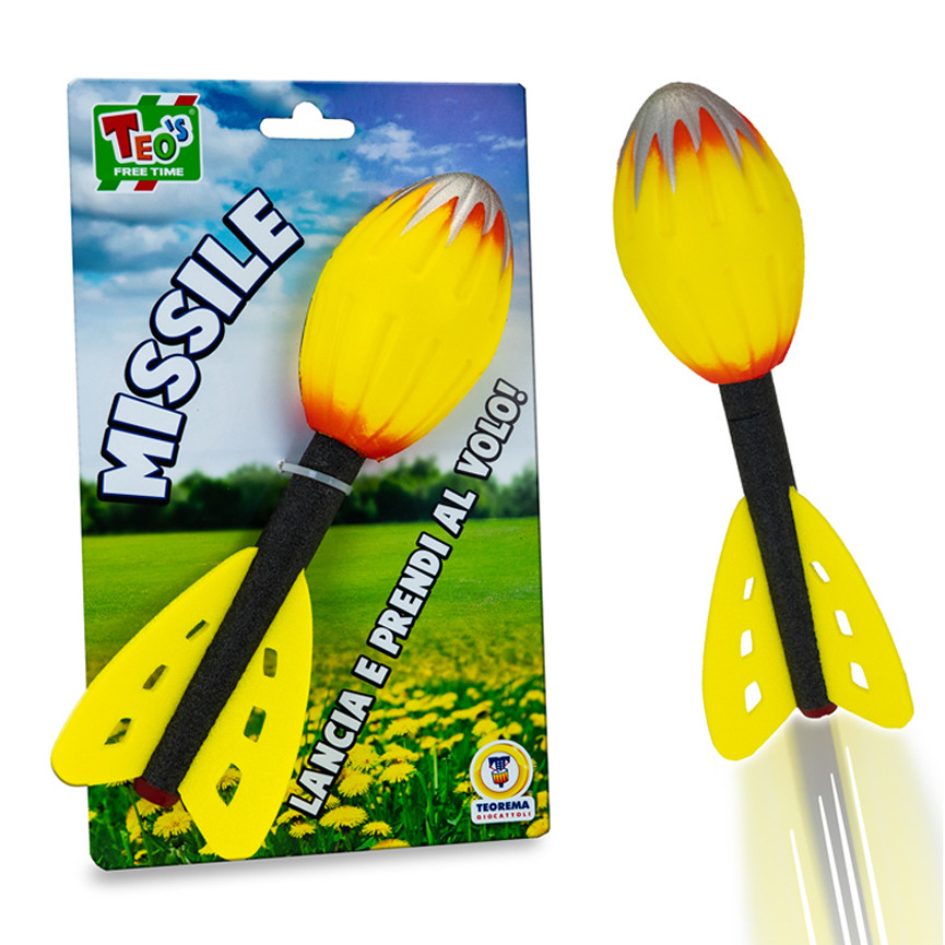 MISSILE CON FISCHIO 2 COLORI ASSORTITI 81039